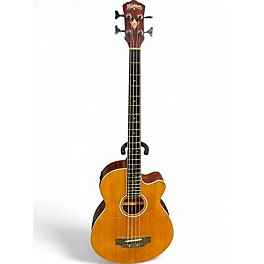 Used Washburn AB5 Natural Acoustic Bass Guitar