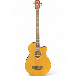 Used Washburn Ab5k Natural Acoustic Bass Guitar