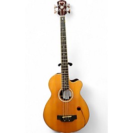 Used Washburn Ab5k-a Natural Acoustic Bass Guitar