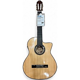 Used Washburn C64SCEA Natural Classical Acoustic Electric Guitar