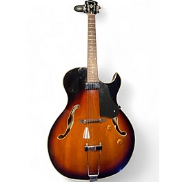 Used Washburn HB15 2 Tone Sunburst Hollow Body Electric Guitar