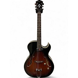 Used Washburn HB15 Sunburst Hollow Body Electric Guitar
