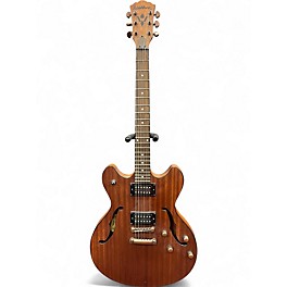 Used Washburn HB32DMK Natural Hollow Body Electric Guitar