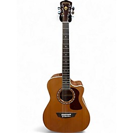 Used Washburn HF11SCE Natural Acoustic Electric Guitar