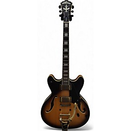 Used Washburn Hb-36k 2 Color Sunburst Hollow Body Electric Guitar