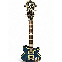 Used Washburn Idol WI-66 Pro Q Blue Quilt Electric Guitar Pack