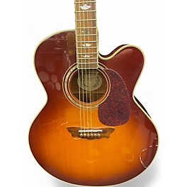 Used Washburn J28SCE/TS Amber Burst Acoustic Electric Guitar