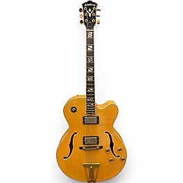Used Washburn J6 Natural Hollow Body Electric Guitar