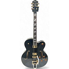 Used Washburn J9VG Black Hollow Body Electric Guitar