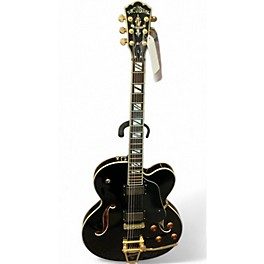 Used Washburn J9VG Ebony Hollow Body Electric Guitar