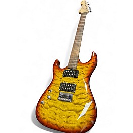 Used Washburn LEFT X12 TIGER BURST Solid Body Electric Guitar