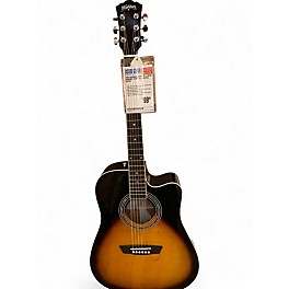 Used Washburn WA90CE 2 Color Sunburst Acoustic Electric Guitar
