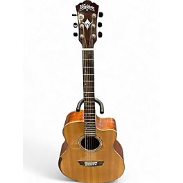 Used Washburn WCG15CE Natural Acoustic Electric Guitar