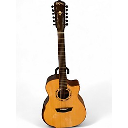 Used Washburn WCG15SCE Natural 12 String Acoustic Electric Guitar