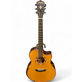 Used Washburn WCG25SCE Natural Acoustic Electric Guitar