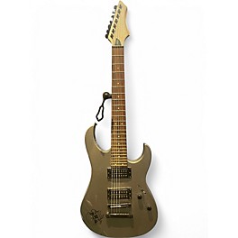 Used Washburn WG-587 Metallic Silver Solid Body Electric Guitar
