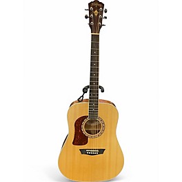 Used Washburn hd10slh-0 Natural Acoustic Guitar