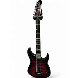 Used Washburn mg130 stevie salasl signiature purple tiger burst Solid Body Electric Guitar