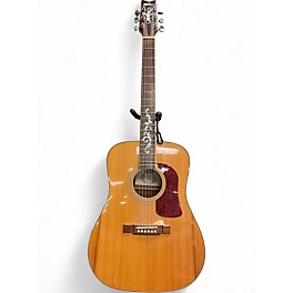 Used Washburn renaissance d36 Natural Acoustic Guitar