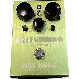 Used Way Huge Electronics WHE202 Green Rhino Overdrive Effect Pedal
