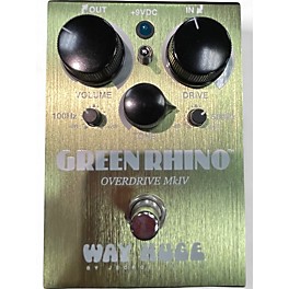 Used Way Huge Electronics WHE202 Green Rhino Overdrive Effect Pedal