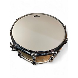 Used Yamaha 14in Tour Custom Maple Snare Drum Natural Drum