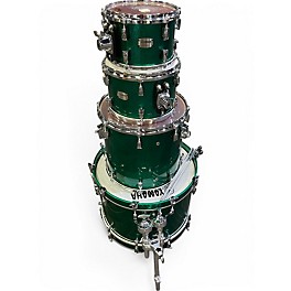 Used Yamaha 4 Piece Absolute HYBRID JADE GREEN SPARKLE Drum Kit