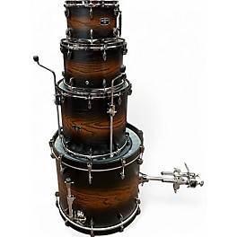 Used Yamaha 4 Piece Live Custom UZU EARTH SUNBURST Drum Kit
