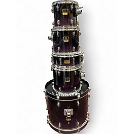 Used Yamaha 5 Piece Stage Custom Advantage Purple Fade Drum Kit