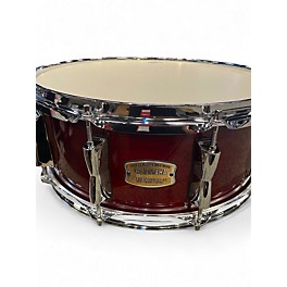 Used Yamaha 5.5X14 Stage Custom Snare CRANBERRY RED Drum