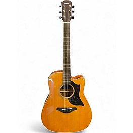 Used Yamaha A1M Antique Natural Acoustic Electric Guitar