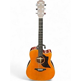Used Yamaha A3M Vintage Natural Acoustic Electric Guitar