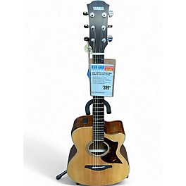 Used Yamaha AC1M Natural Acoustic Electric Guitar