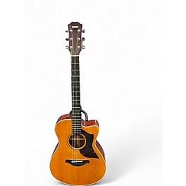 Used Yamaha AC3M Natural Acoustic Electric Guitar