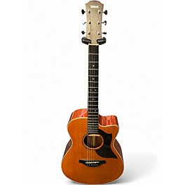 Used Yamaha AC5M Natural Acoustic Electric Guitar