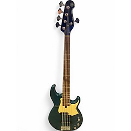 Used Yamaha Broad Bass Green Electric Bass Guitar