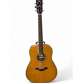 Used Yamaha FG-TA Natural Acoustic Electric Guitar
