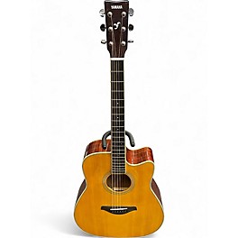 Used Yamaha FGCTA Natural Acoustic Electric Guitar