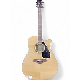 Used Yamaha FGX800C Sandburst Acoustic Electric Guitar