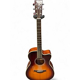 Used Yamaha FSC TA 2 Color Sunburst Acoustic Electric Guitar