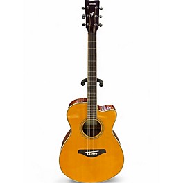 Used Yamaha FSC-TA Natural Acoustic Electric Guitar