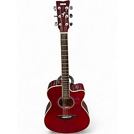 Used Yamaha FSCTA TransAcoustic Concert Red Acoustic Electric Guitar
