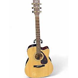 Used Yamaha FX335C Natural Acoustic Electric Guitar