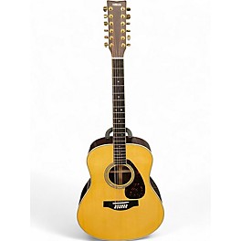Used Yamaha LL16-12 Antique Natural 12 String Acoustic Electric Guitar