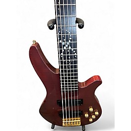 Used Yamaha RBX 6JM Ruby Red Electric Bass Guitar