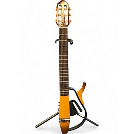 Used Yamaha SLG110N Honey Burst Classical Acoustic Electric Guitar