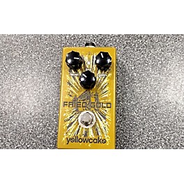 Used Used Yellow Cake Fried Gold Effect Pedal