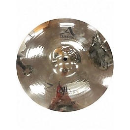 Used Zildjian 14in A Custom Hi Hat Pair Cymbal