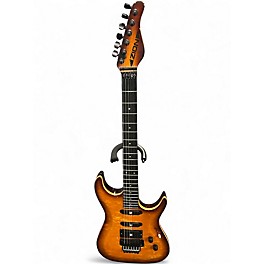Used Zion CLASSIC FR HSS AMBER Solid Body Electric Guitar