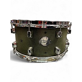 Used ddrum 13X7 Dominion  GREEN SPARKLE Drum